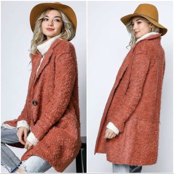 Store Closing!! Knit Boyfriend Jacket - Picture 4 of 4